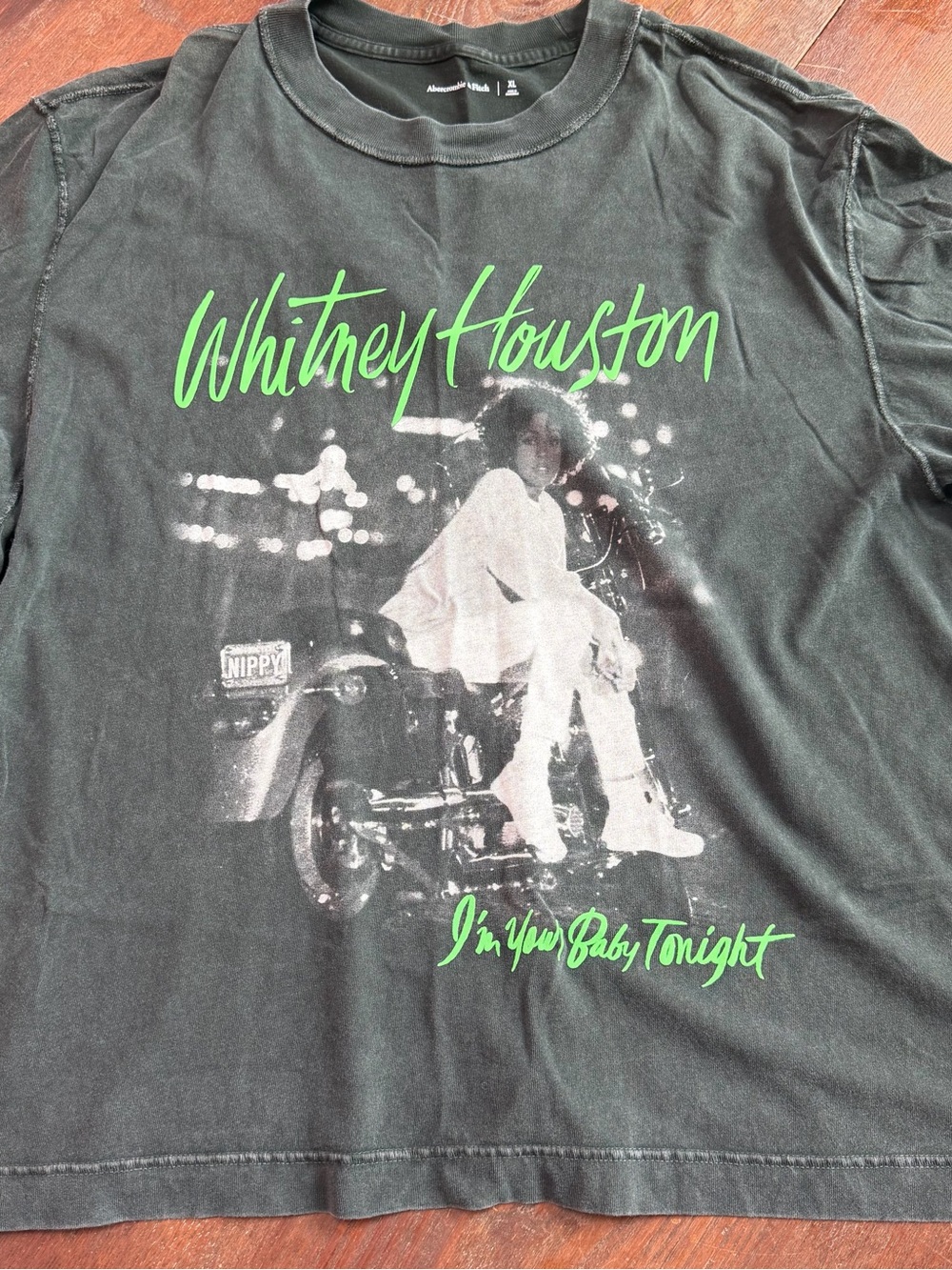 Whitney Houston Oversized Abercrombie - 'I'm Your Baby Tonight'